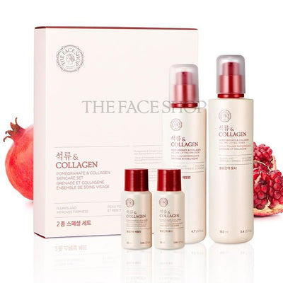 The Face Shop Pomegranate and Collagen 2 Set Korean skincare Kbeauty Cosmetics