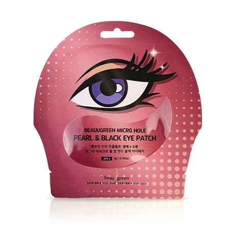BEAUUGREEN Micro Hole Pearl & Black Eye Patch 1ea Korean skincare Kbeauty Cosmetic