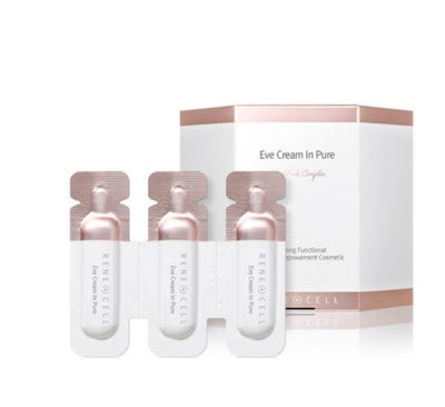 純6ea中的RENE CELL夏娃霜是保濕和活潑的皮膚護理，具有明亮的膚色和彈性護理