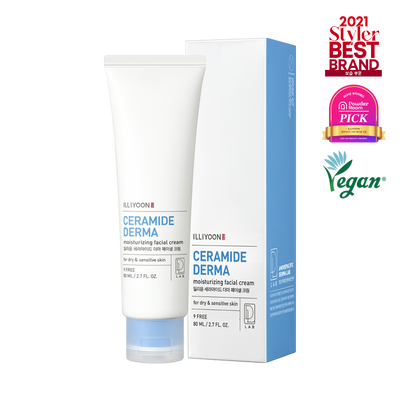 ILLIYOON Ceramide Derma Moisturizing Facial Cream 80ml.