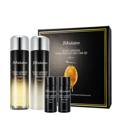 JM SOLUTION Honey Luminous Royal Propolis Skincare Set.
