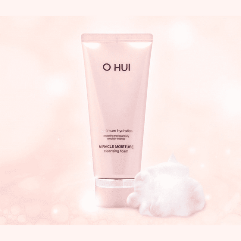 OHUI Miracle Moisture Cleansing Foam 200ml Special Set.